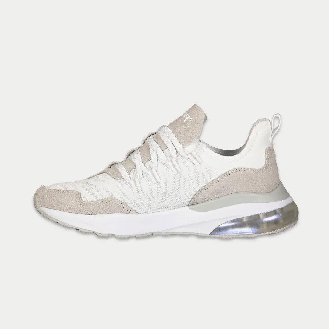 LA Gear Women's Runyon Lowtop | White x Gray - Image 3