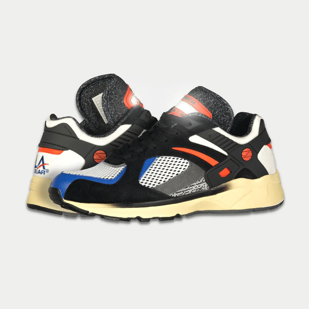 LA Gear Men's Catapult Light-Up Lowtop | Black x Orange - Image 7