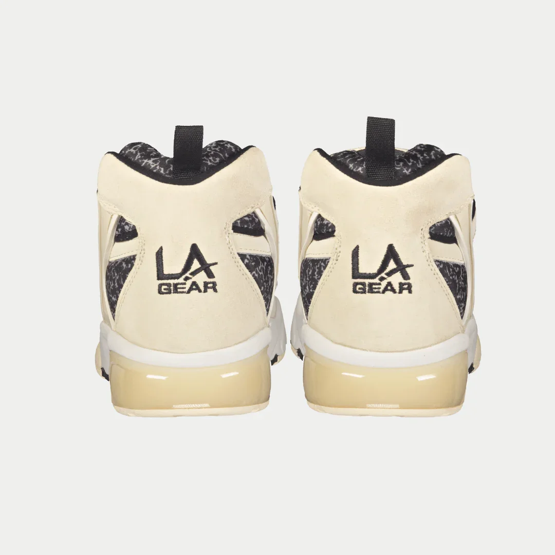 LA Gear Men's Turbo Light-Up Mid | Off-White x Black - Image 6