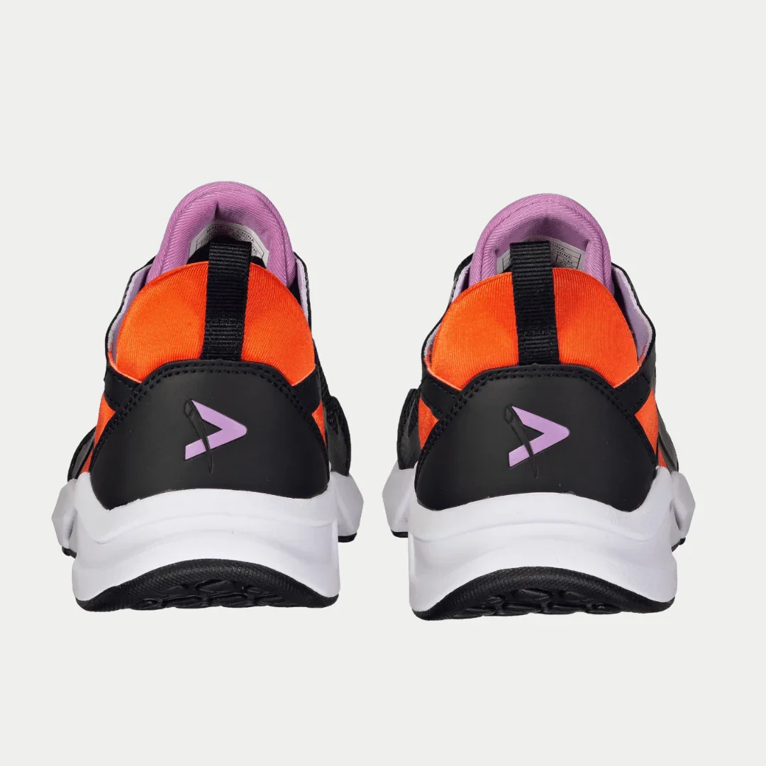 LA Gear Women’s Tarzana Lowtop | Black x Orange - Image 6