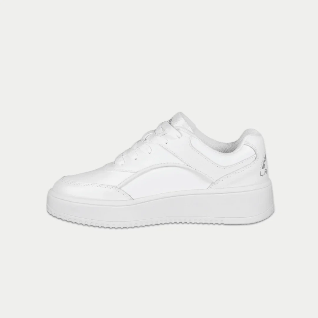 LA Gear Kids Flame Lowtop | White - Image 3